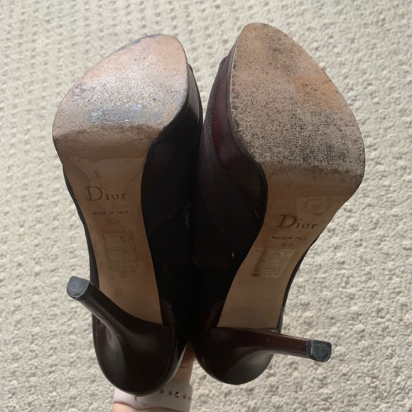 Christian Dior lace up platform high heels - Picture 4 of 7